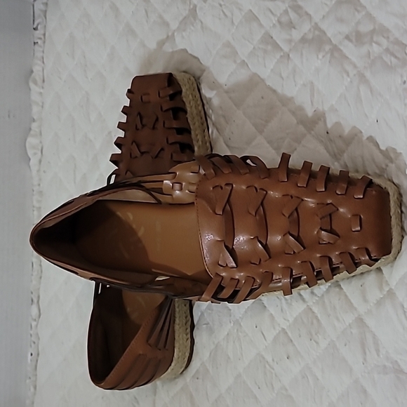 Sam & Libby Womens Espardrilles Size 9.5  Brown - Picture 6 of 7